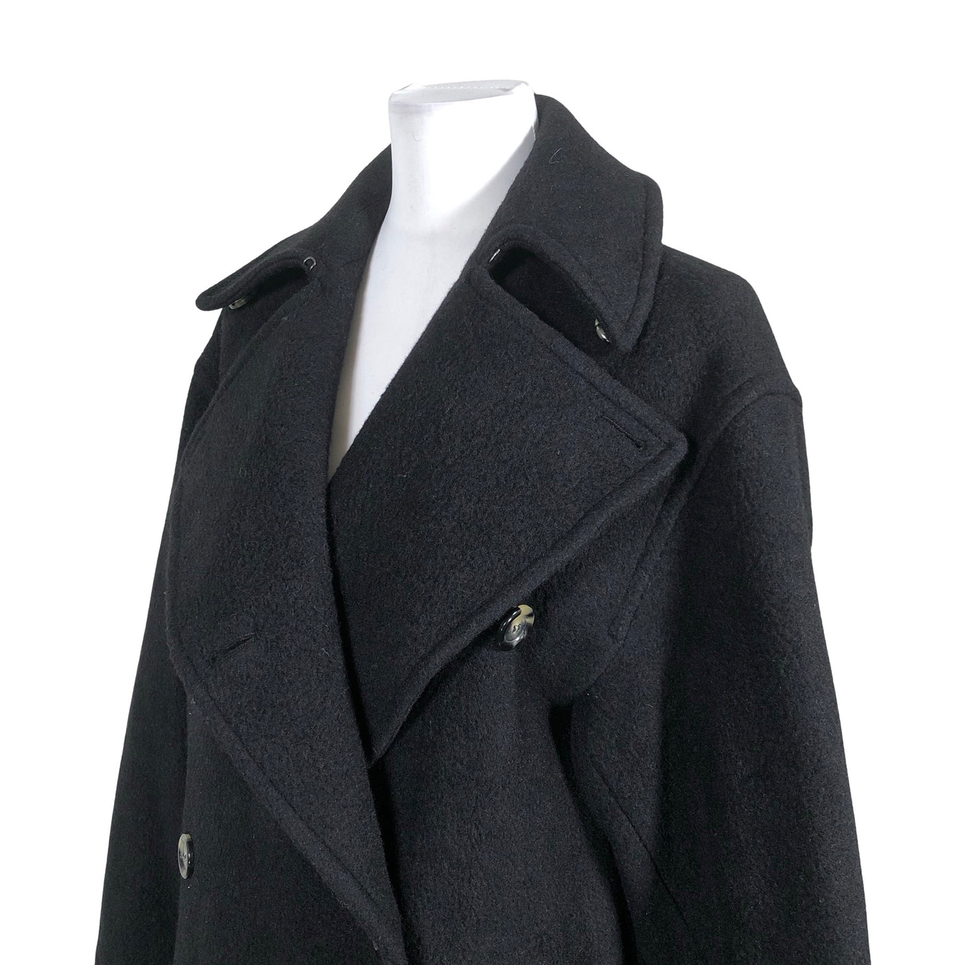 Naisten Sportmax - Villakangastakki, koko 36 - Musta