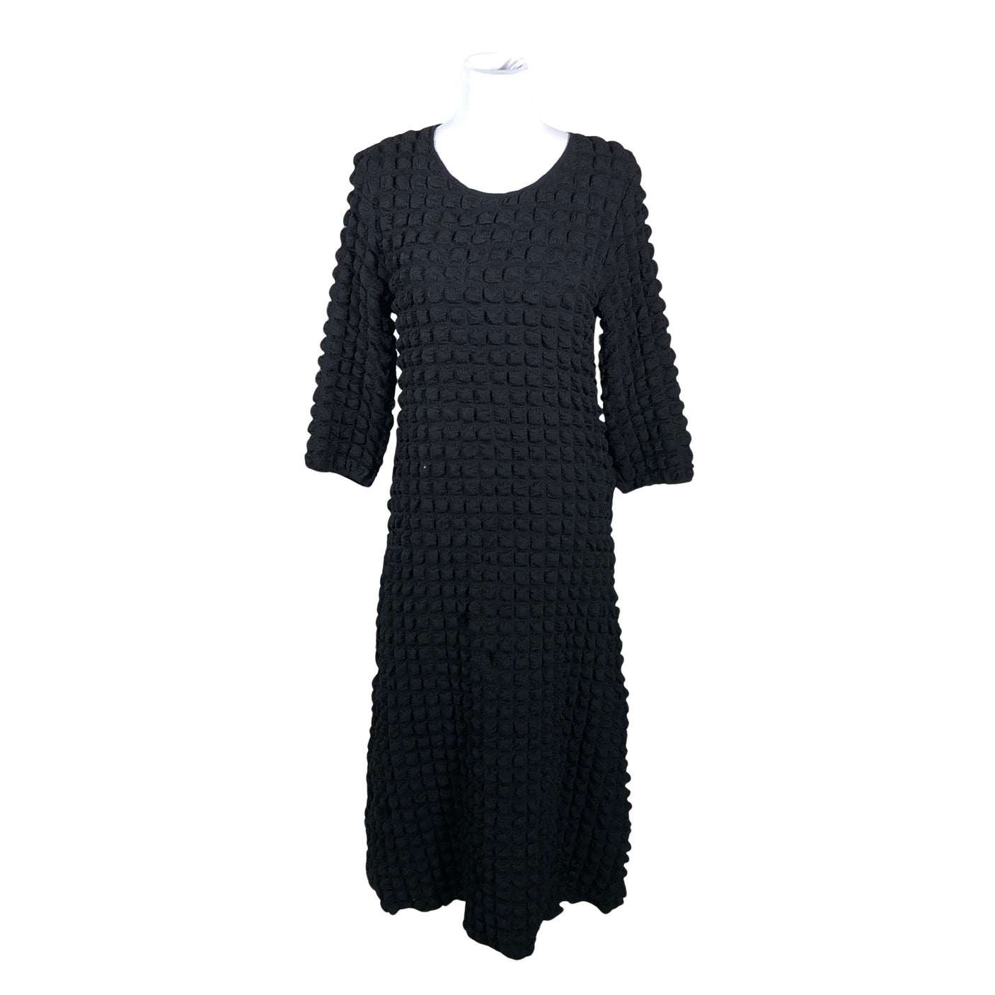 Unisex Cream - Tricot dress, size 36 - Black