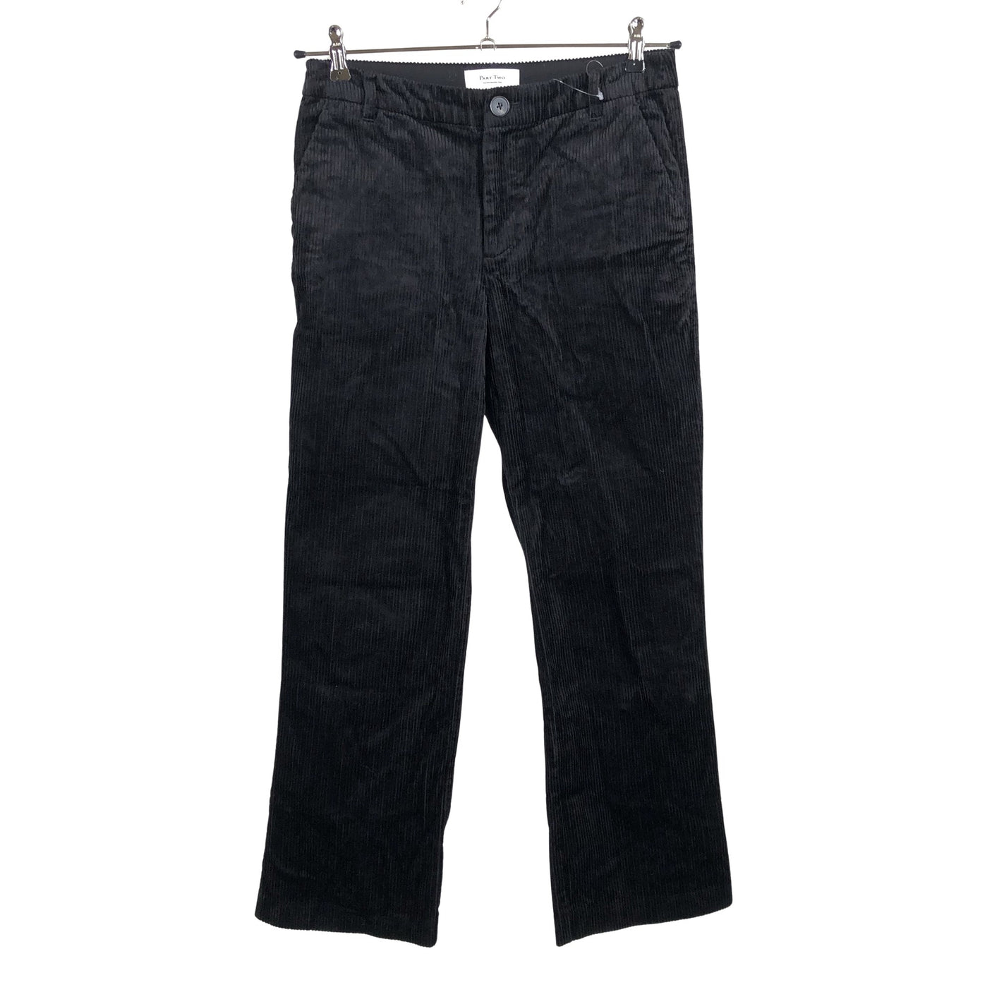 Unisex Part two - Velvet pants, size 36 - Black (1)