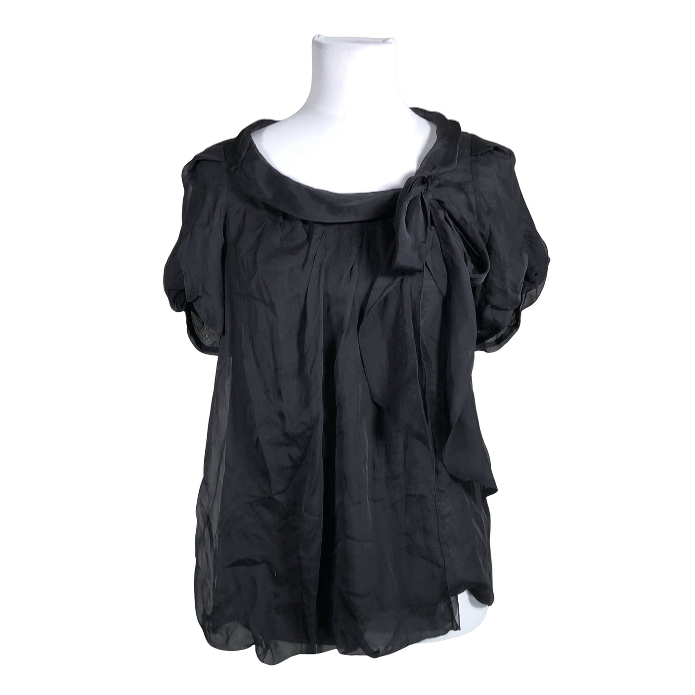 Unisex Sportmax - Short-sleeved blouse, size M - Black (1)