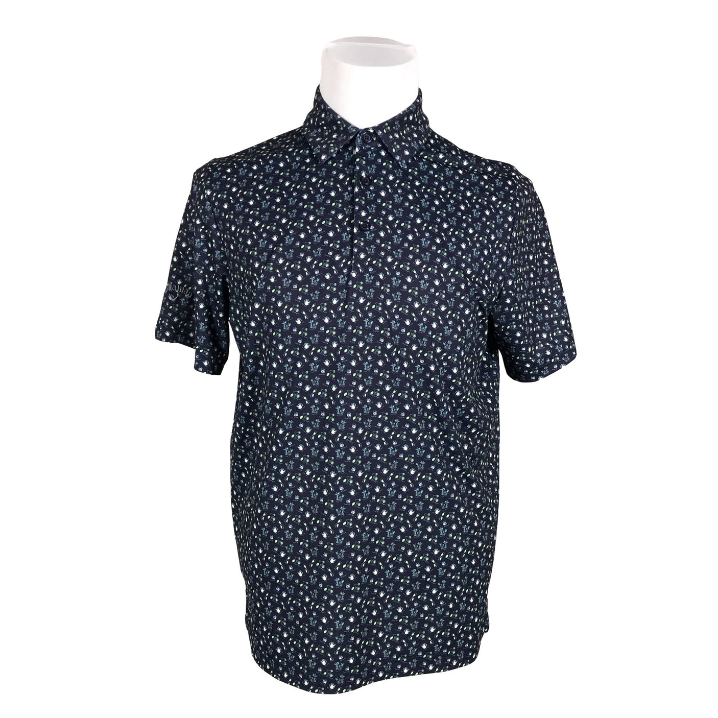 Unisex Callaway - Sports shirt, short sleeve, size M - Blue (1)