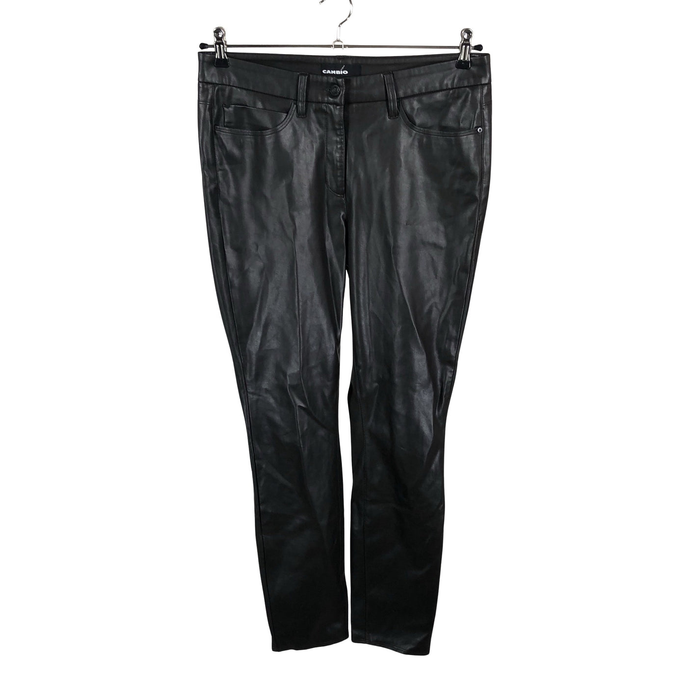 Unisex Cambio - Leather pants, size W33 - Brown (1)