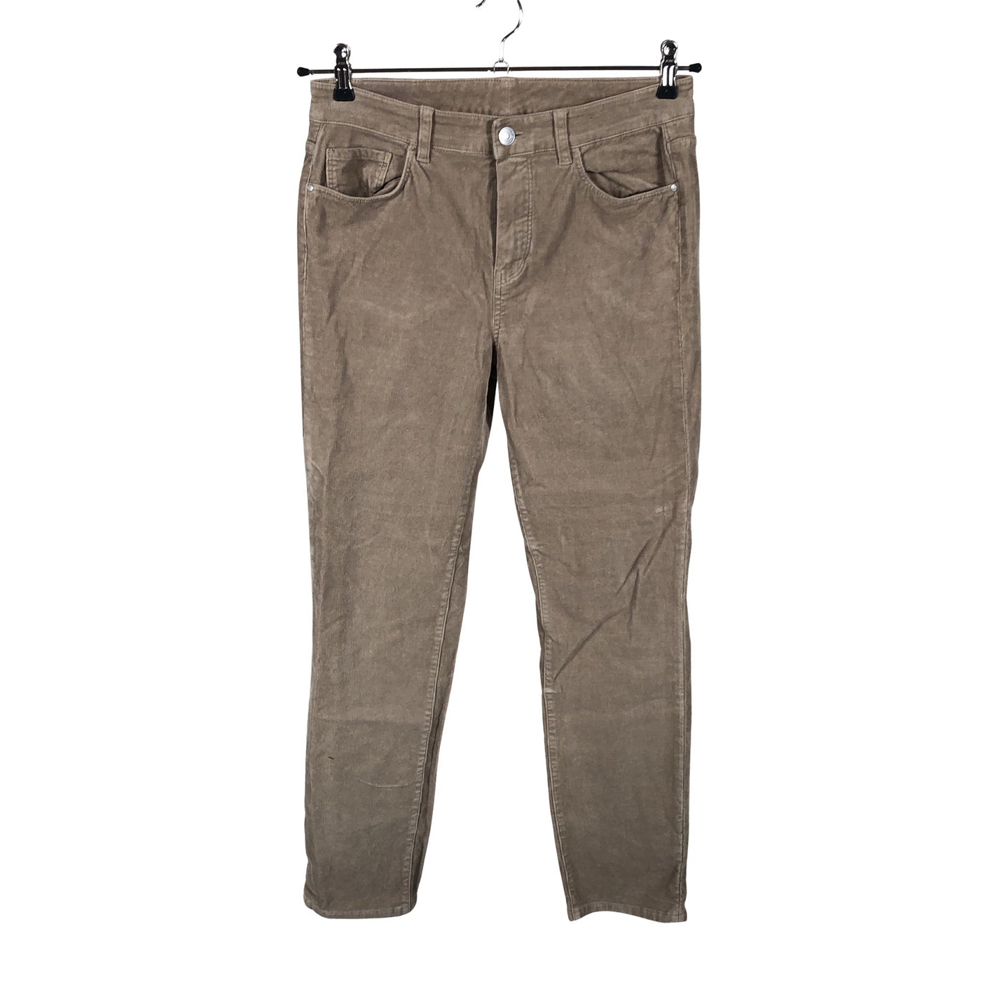 Unisex Massimo Dutti - Velvet pants, size 38 - Brown (1)