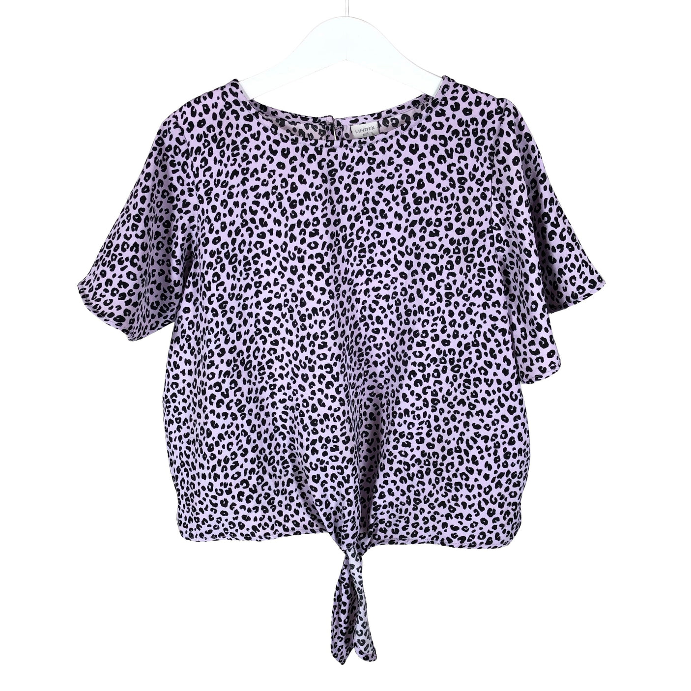 Unisex Lindex - Short-sleeved blouse, size 134 - 140 - Violet (1)