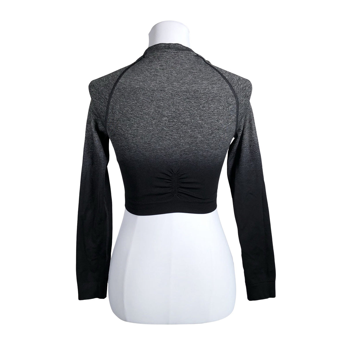 Unisex Gymshark - Sports shirt, long sleeve, size 36 - Gray (2)