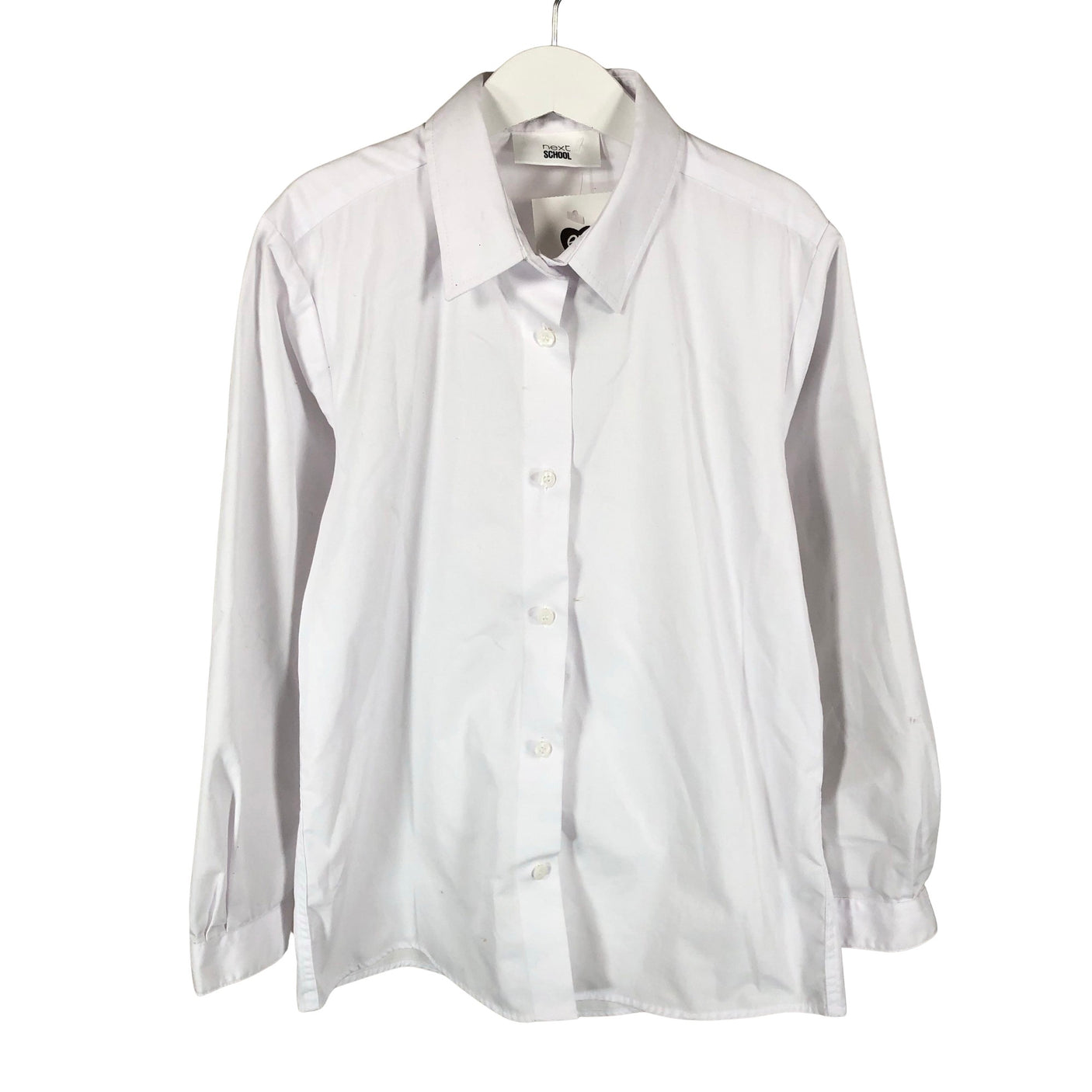 Unisex Next - Collared shirt, size 134 - 140 - White (1)