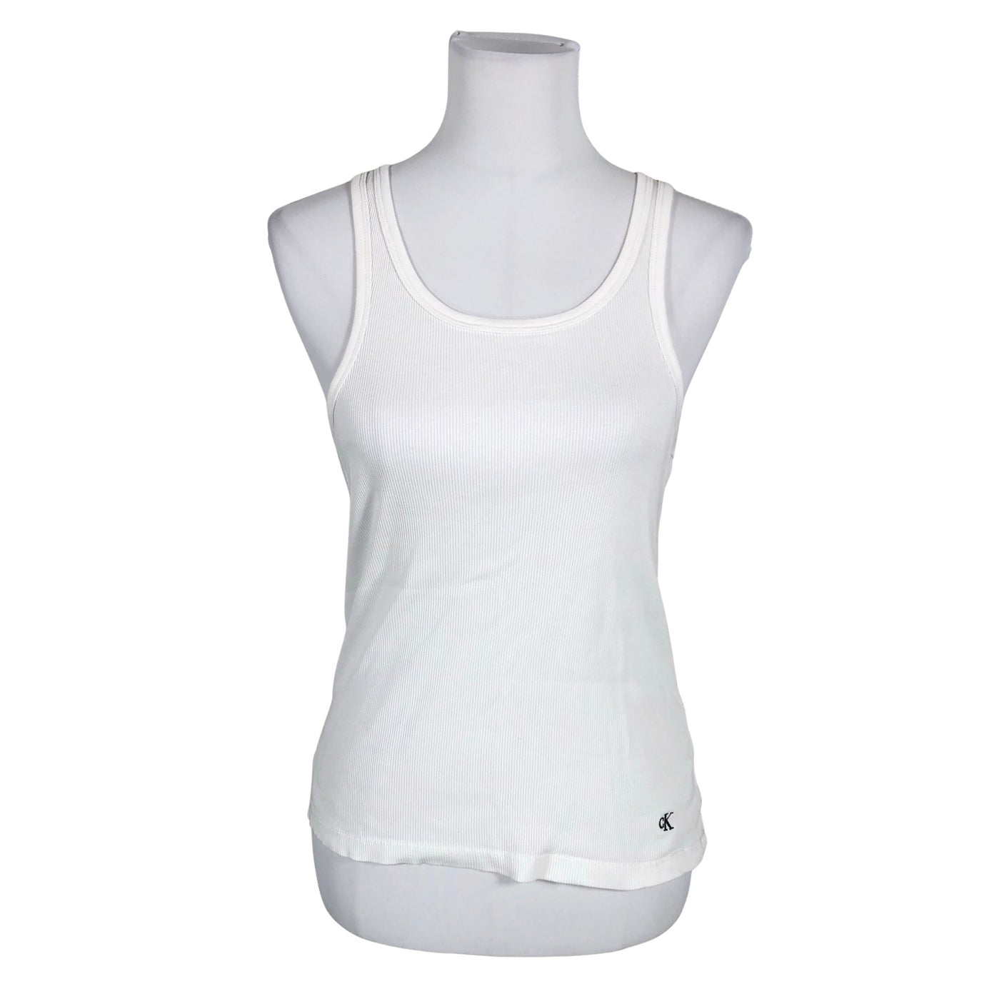 Unisex Calvin Klein - Tricot tank top, size 38 - White (1)