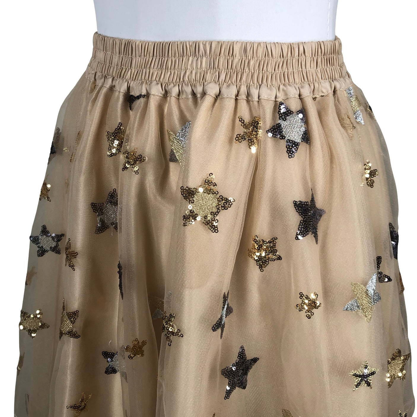 Unisex A'dress Copenhagen - Tulle skirt, size 36 - Beige (3)