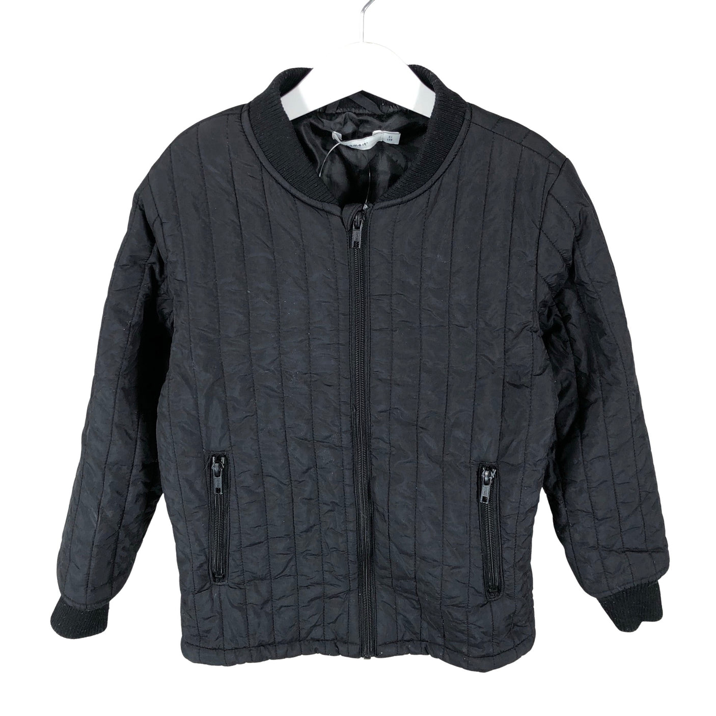 Unisex Name It - Lightly padded jacket, size 122 - 128 - Black (1)