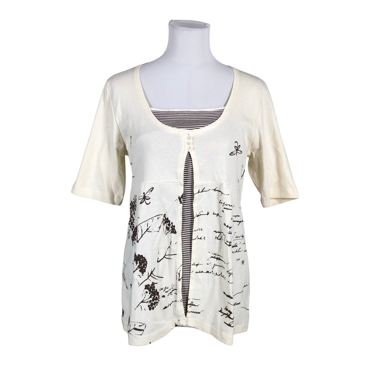 Unisex Signature - Tricot tunic, size 40 - White (1)