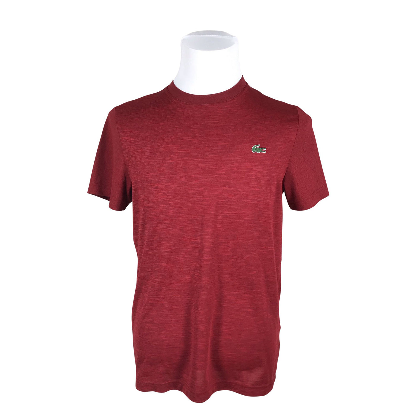 Unisex Lacoste - Sports shirt, short sleeve, size M - Red (1)