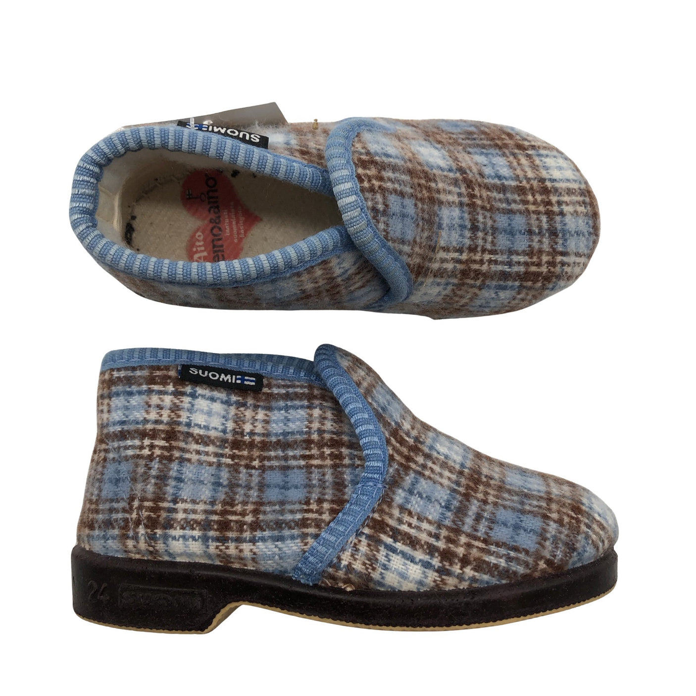 Unisex Reino&Aino - Indoor shoes, size 24 - Blue (1)