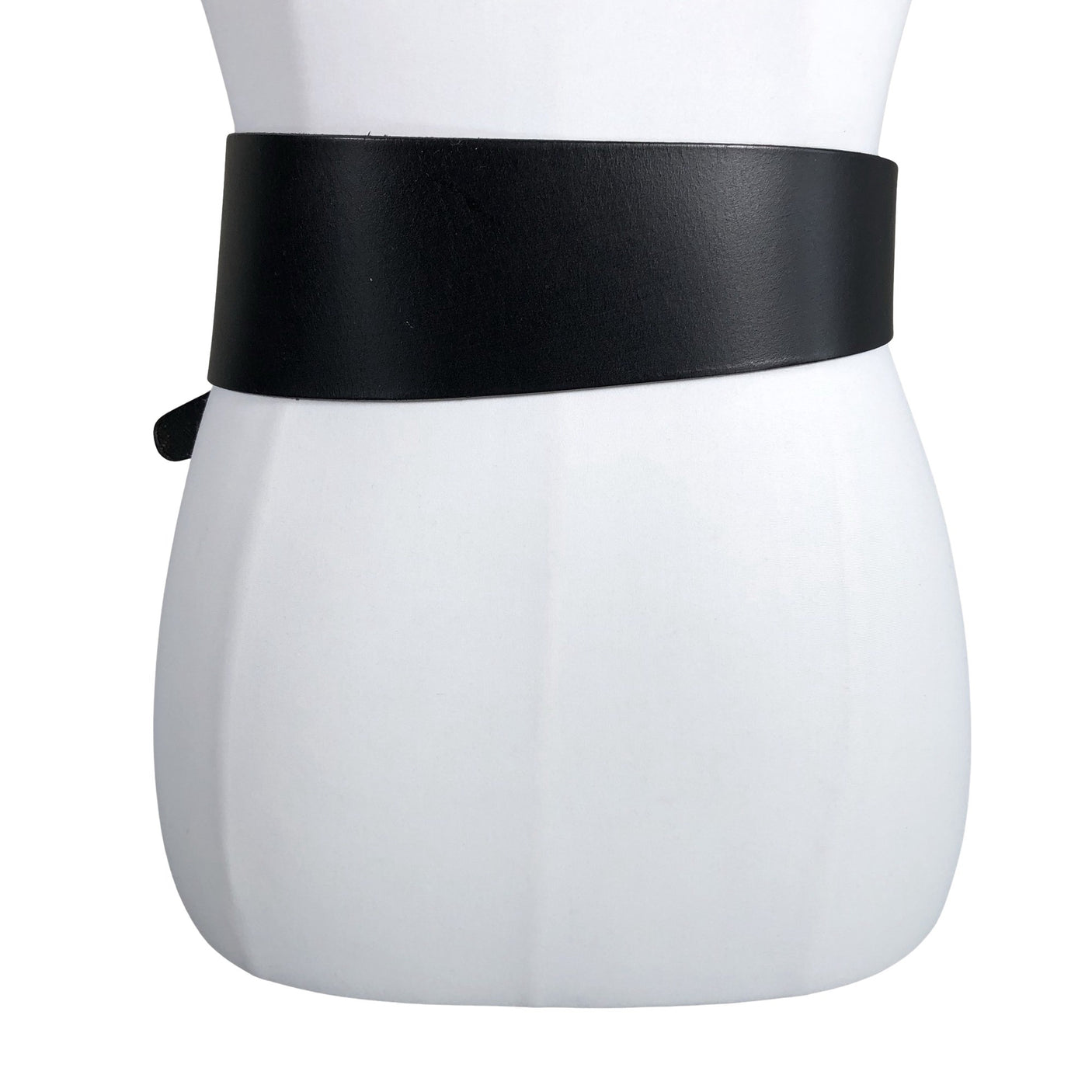 Unisex Lindex - Leather belt, size Ei kokoa - Black (2)