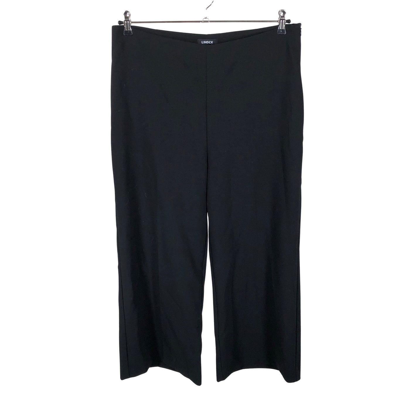 Unisex Lindex - Straight leg trousers, size 46 - Black (1)