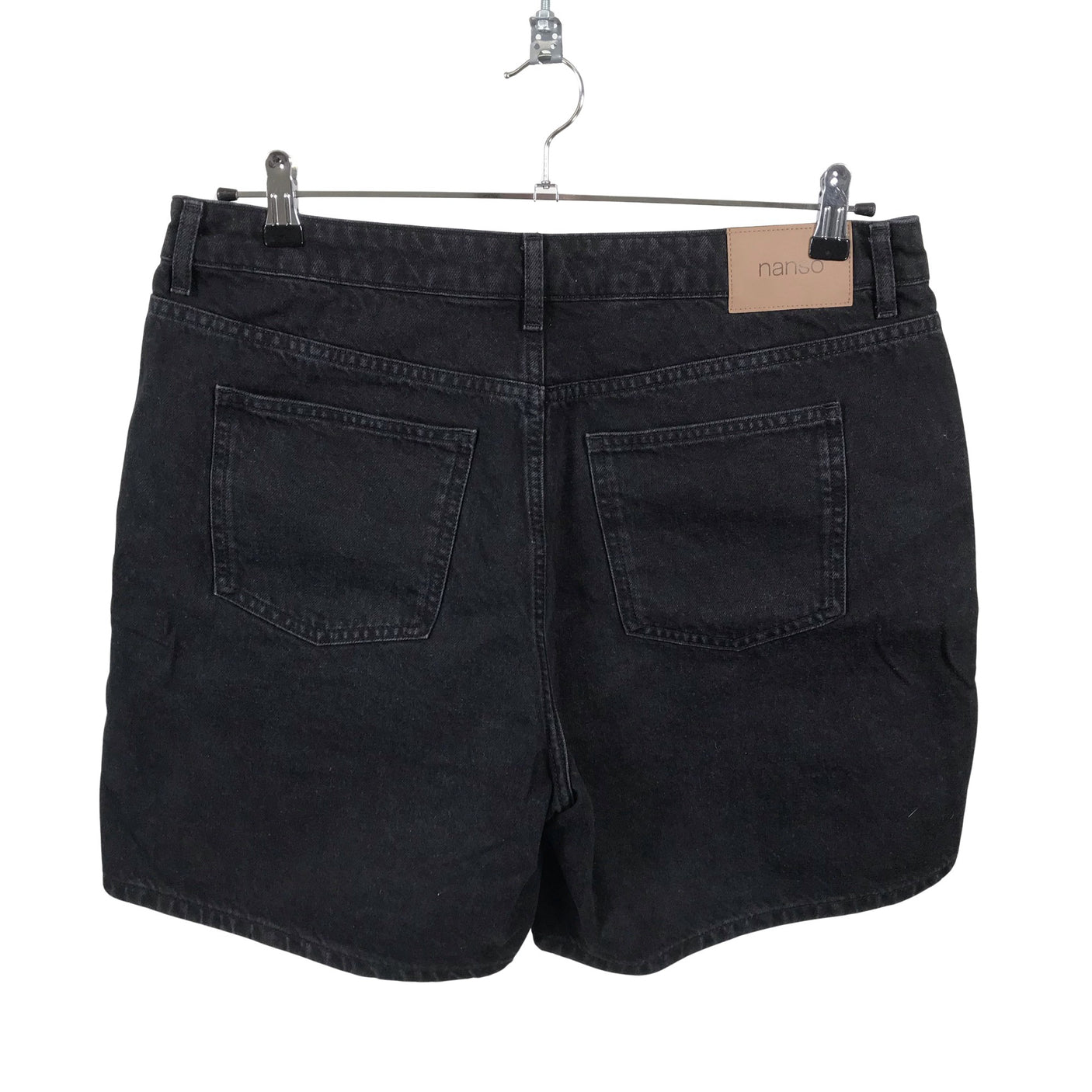 Unisex Nanso - Denim shorts, size 44 - Black (2)