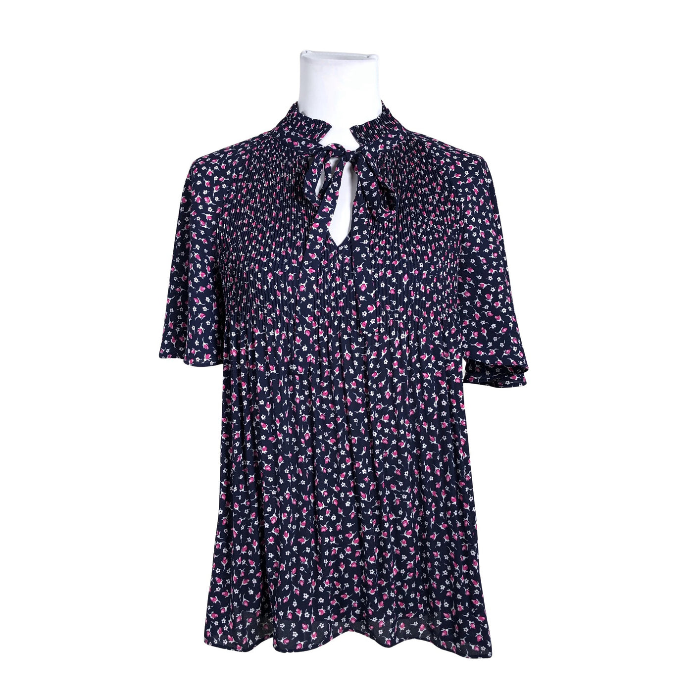 Unisex Lauren Ralph Lauren - Short-sleeved blouse, size 40 - Blue (1)