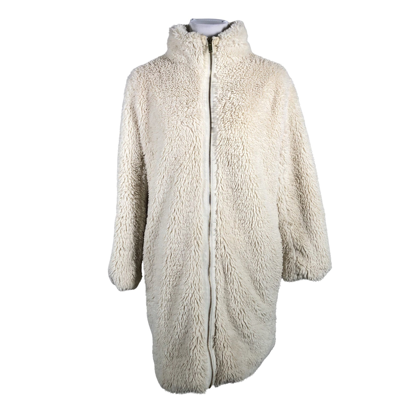 Unisex Gap - Faux fur coat, size 38 - Natural white (1)