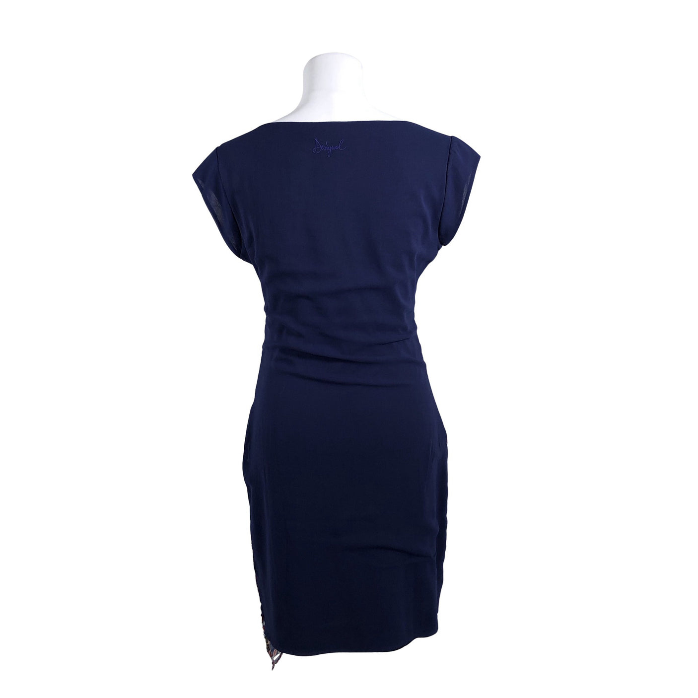 Unisex Desigual - Schiffon dress, size 38 - Blue (2)