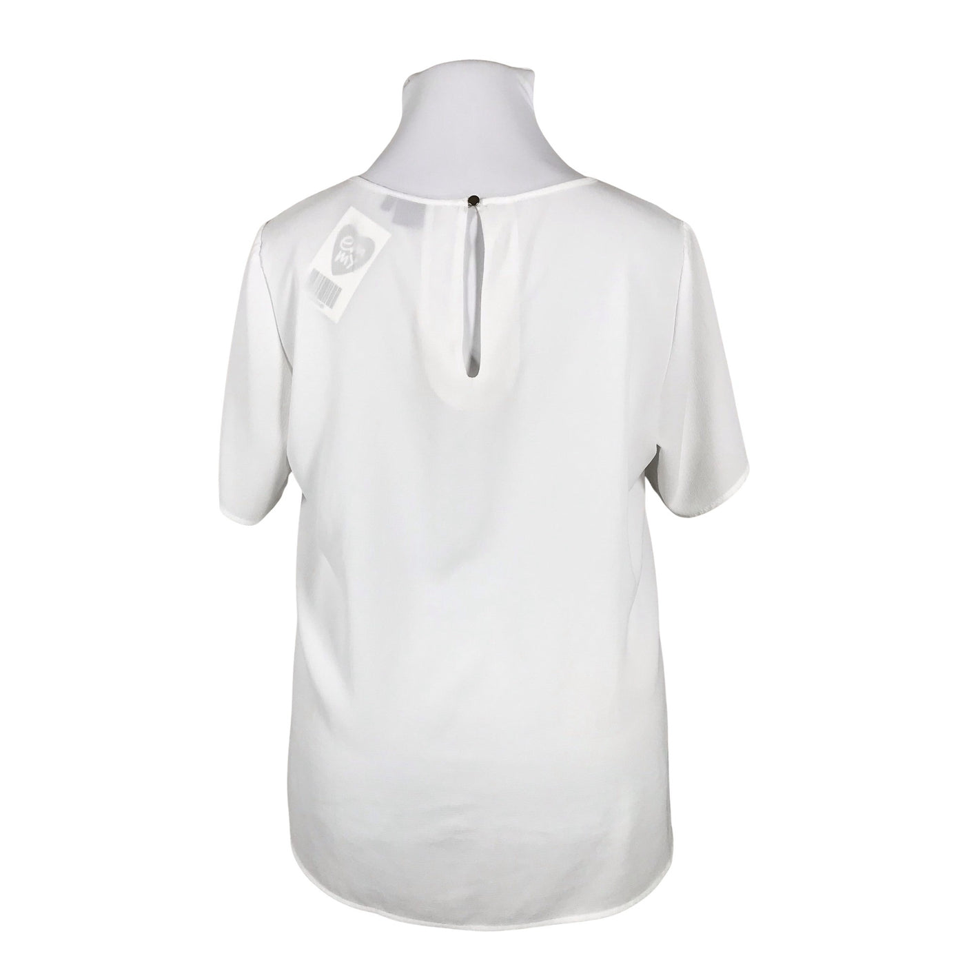 Unisex Zizzi - Short-sleeved blouse, size 42 - White (2)
