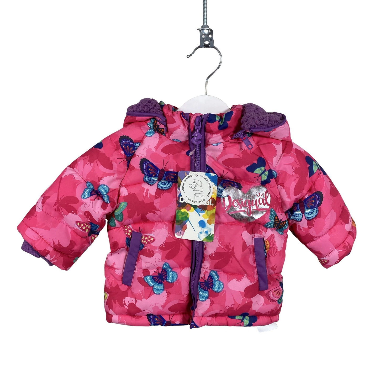 Unisex Desigual - Winter jacket, size 56 - 62 - Pink (1)