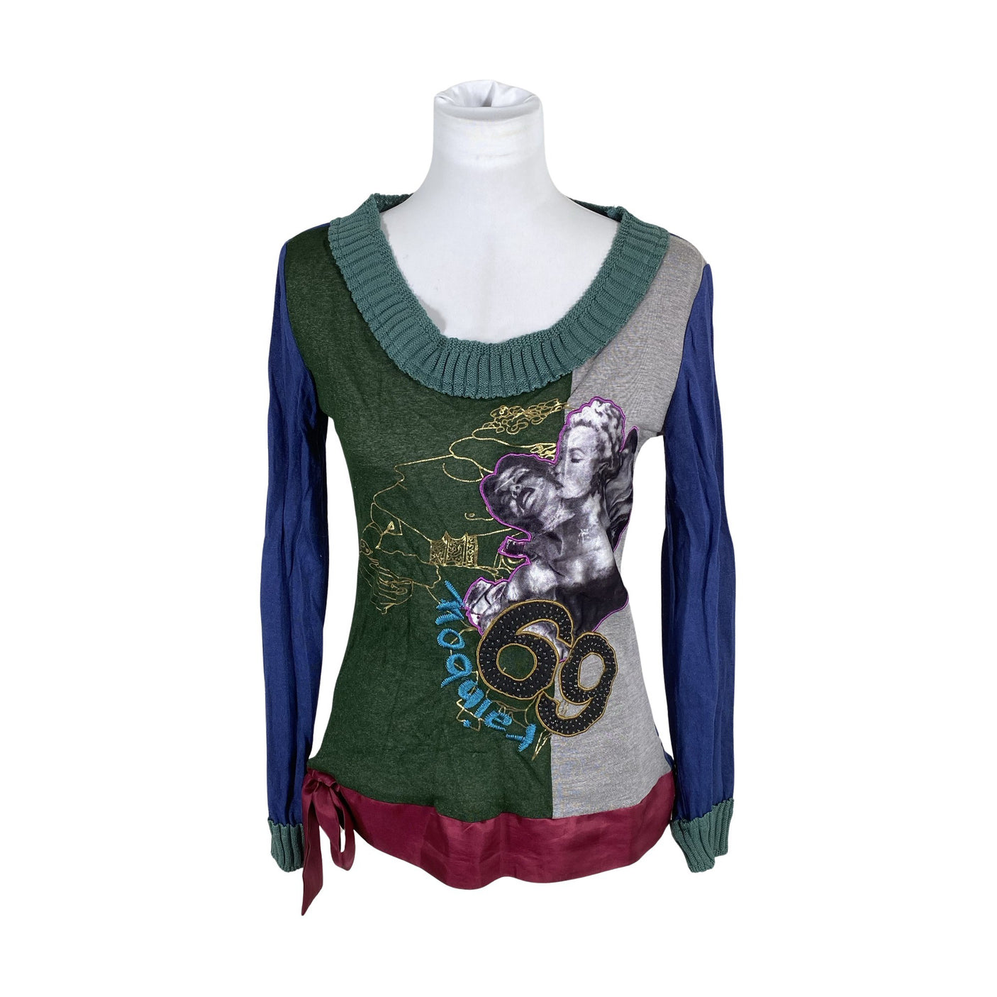 Unisex Desigual - Sweater, size 40 - Blue (1)