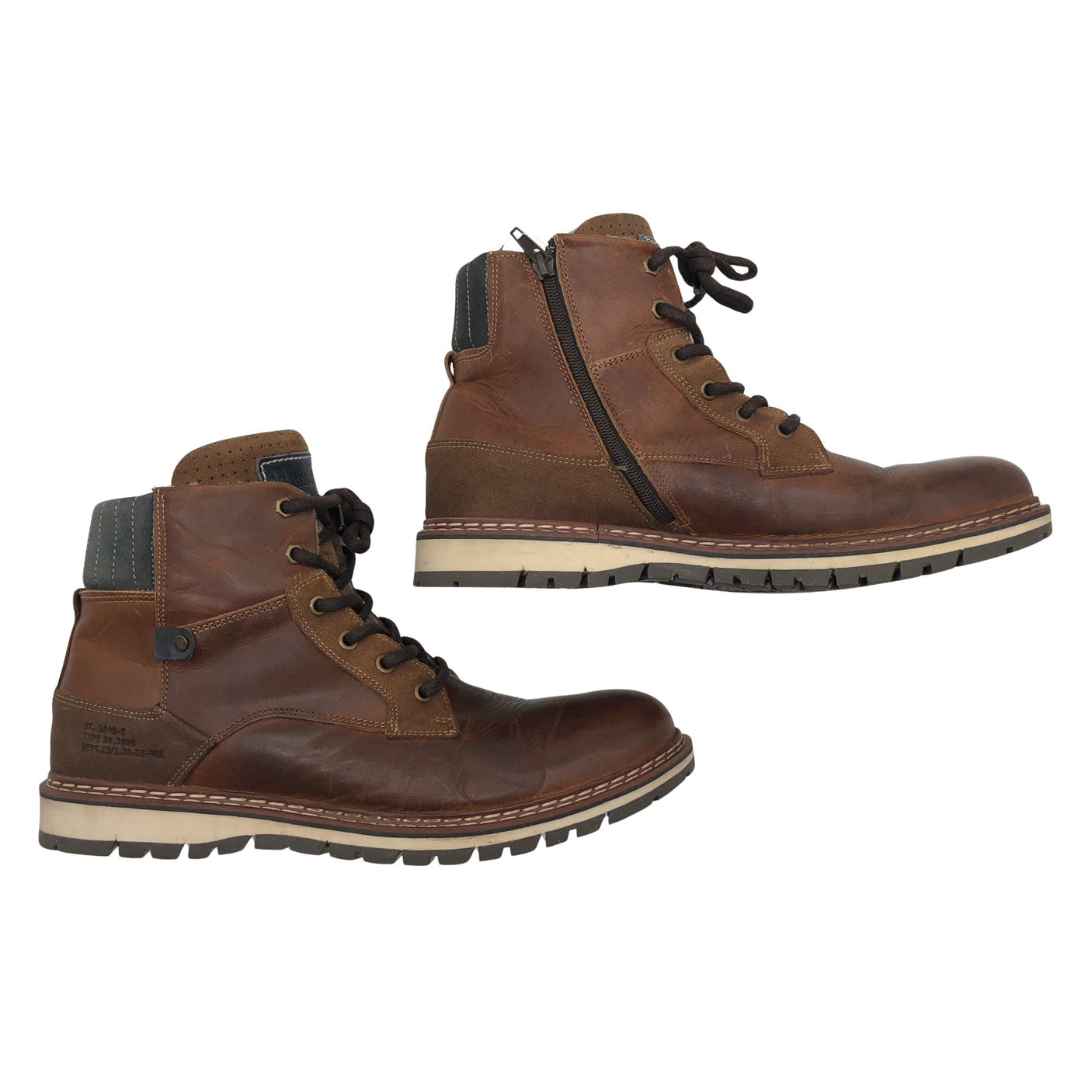 Unisex Bullboxer - Ankle boots, size 45 - Brown (1)