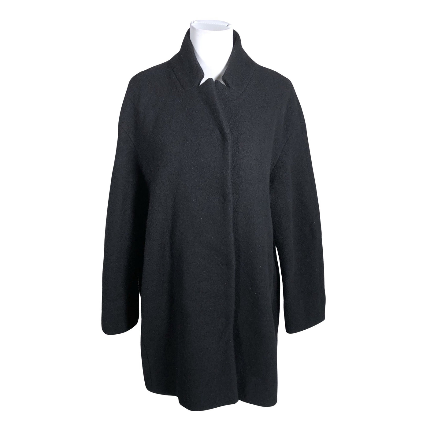 Unisex Marimekko - Wool coat, size 38 - Black (2)