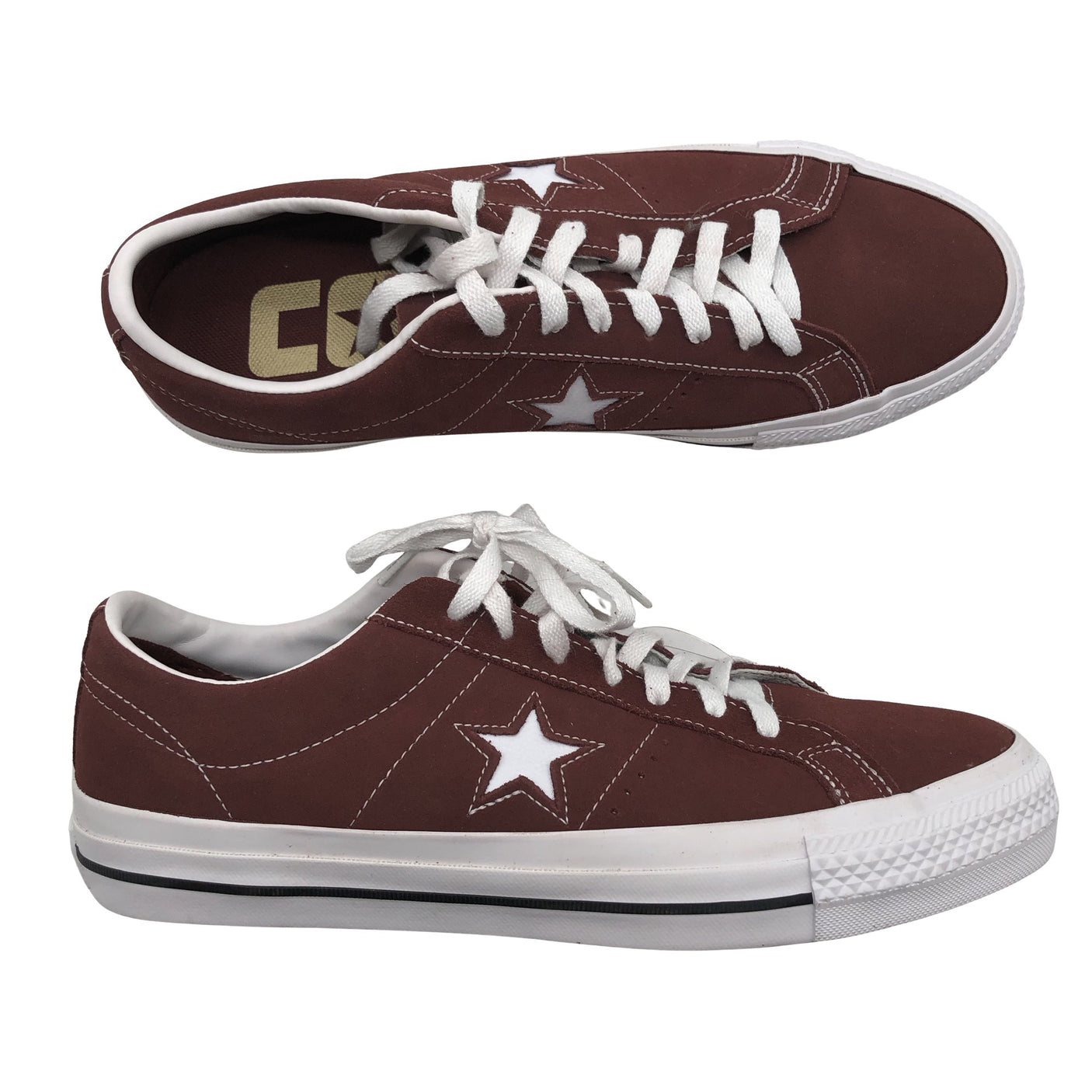 Unisex Converse - Casual sneakers, size 45 - Wine red (1)