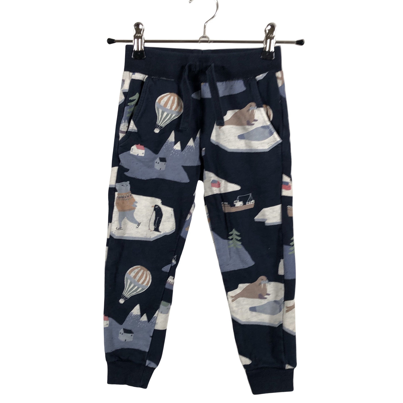 Unisex Lindex - Sweat skirt, size 98 - 104 - Blue (1)