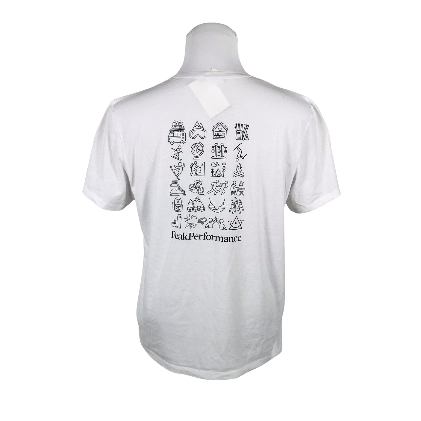 Unisex Peak Performance - T-shirt, size L - White (2)