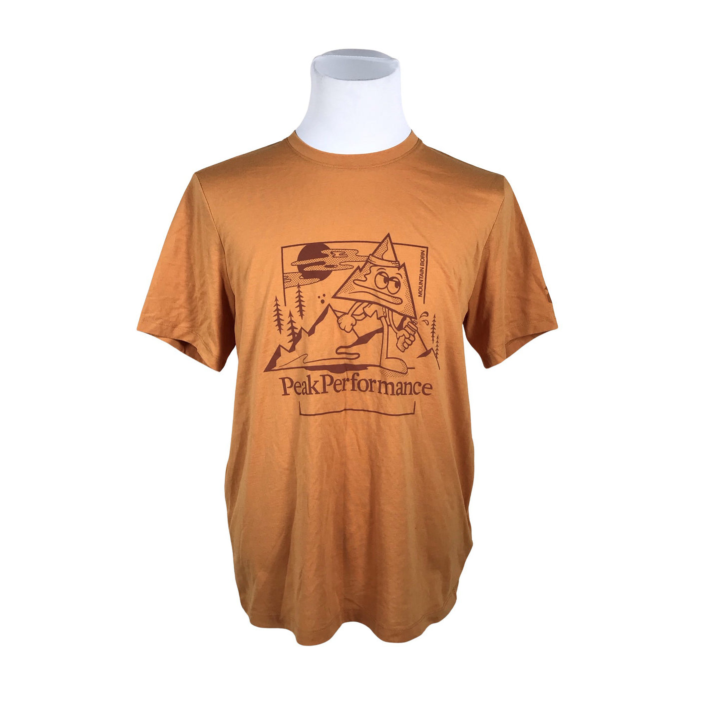 Unisex Peak Performance - T-shirt, size L - Orange (1)