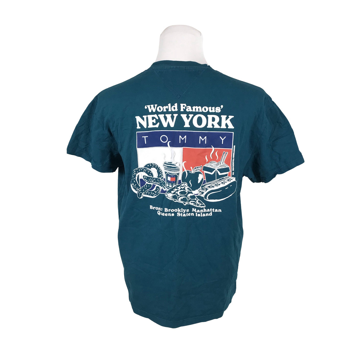 Unisex Tommy Jeans (Tommy Hilfiger) - T-shirt, size L - Blue (2)