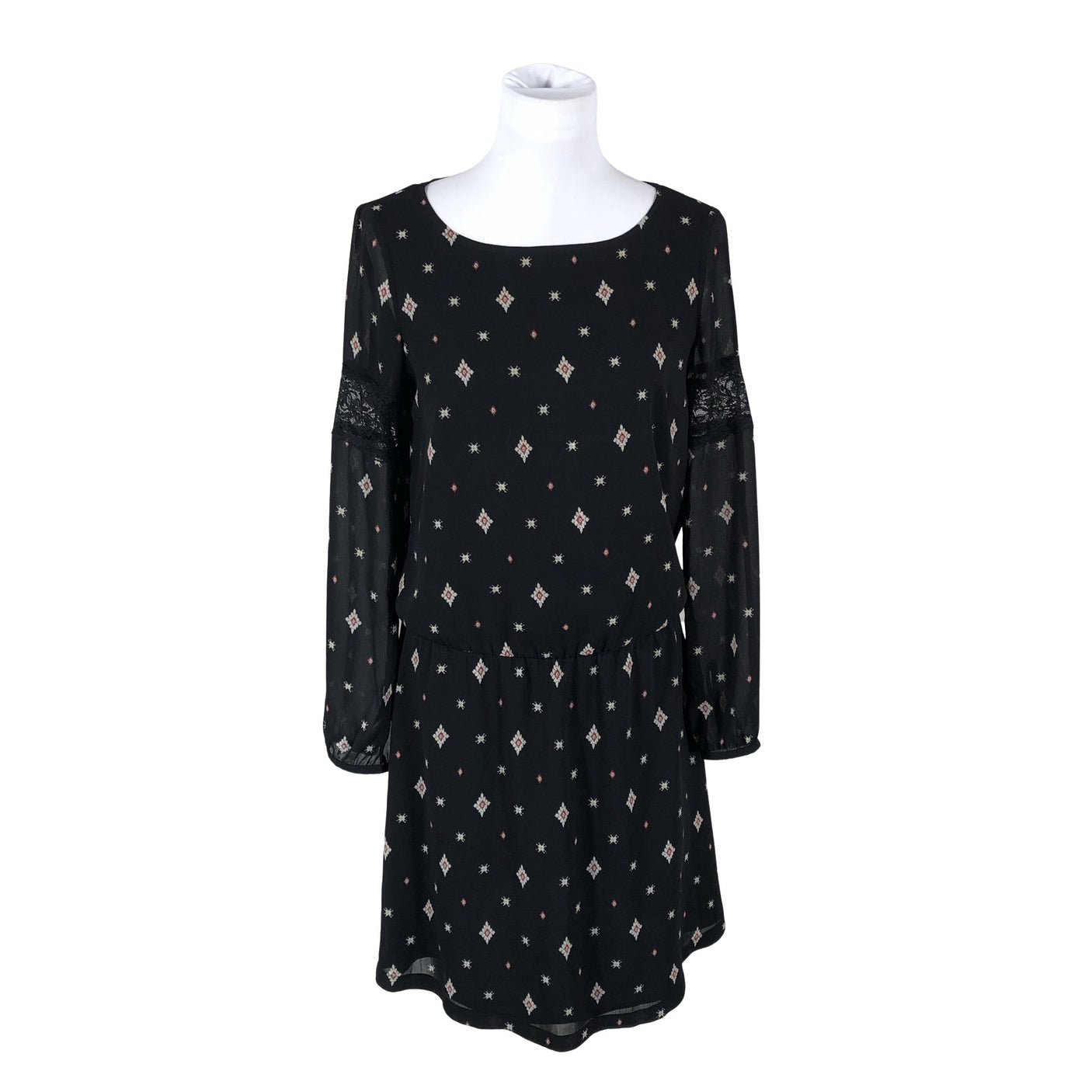 Unisex Esprit - Schiffon dress, size 38 - Black (1)