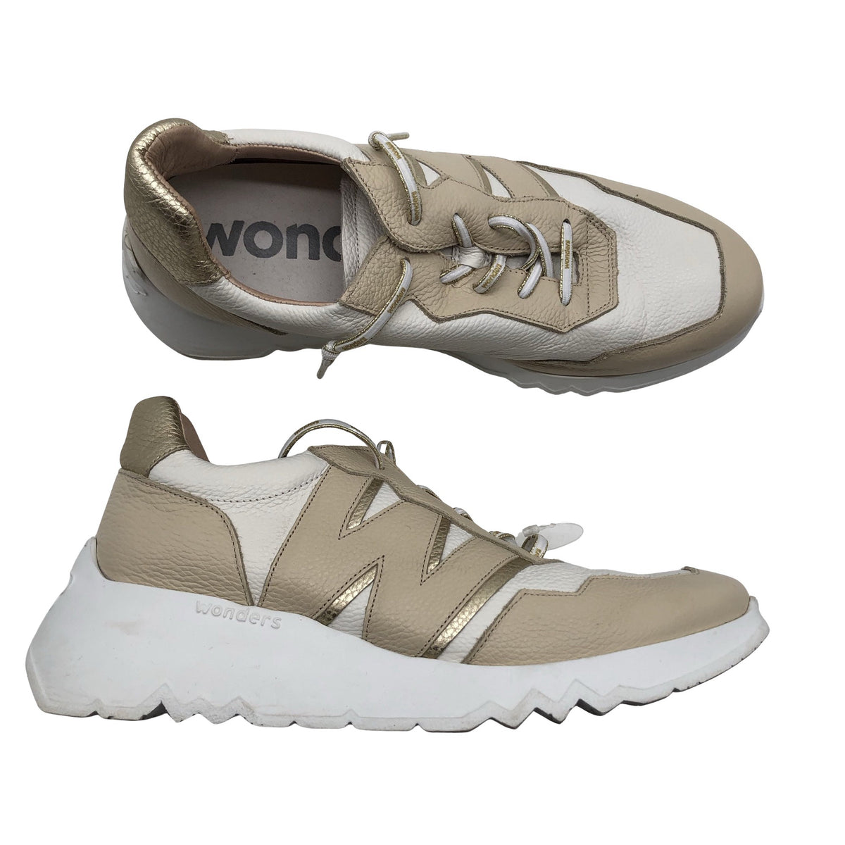 Unisex Wonders - Sneakers, size 40 - Beige (1)