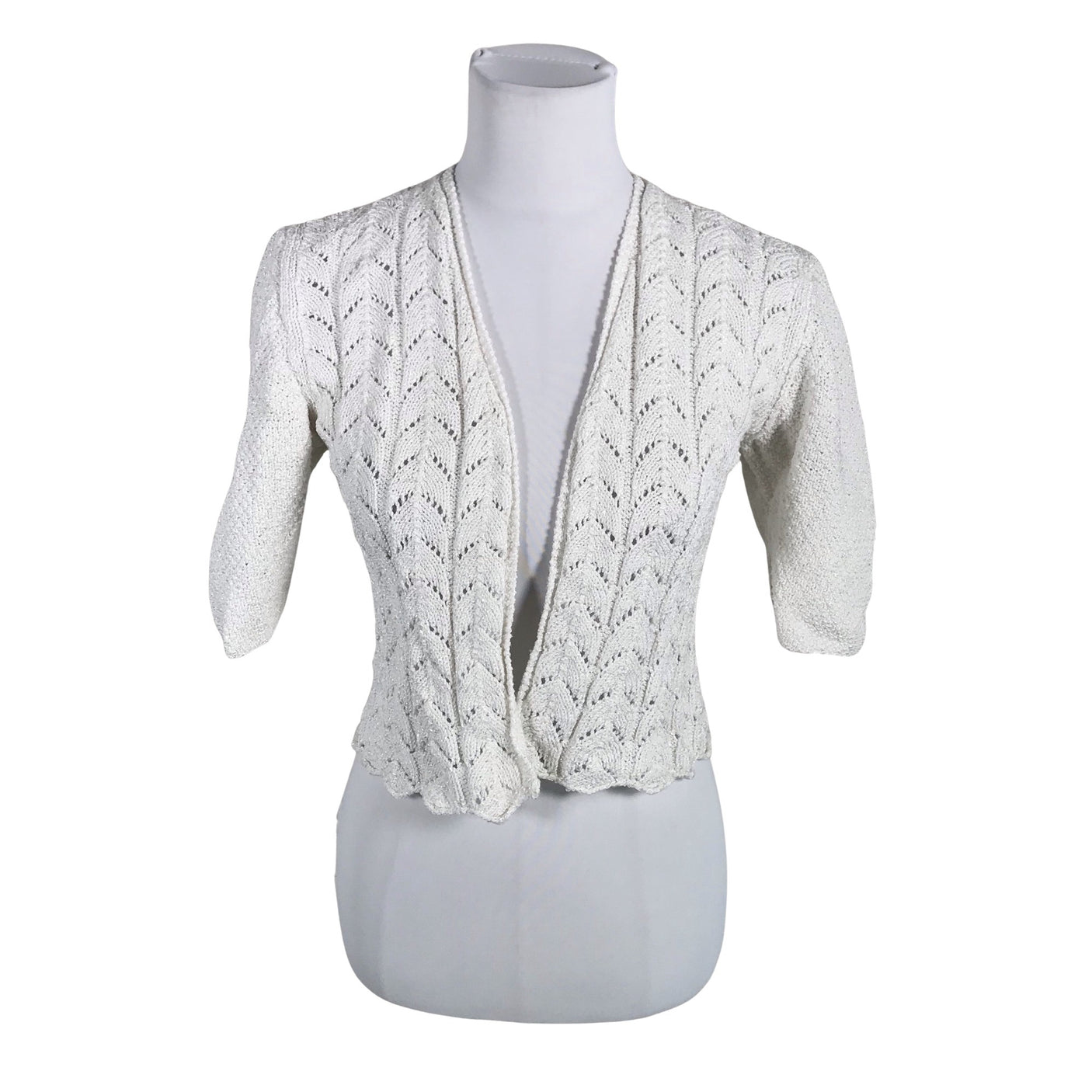 Unisex Handmade - Cardigan, size 38 - White (1)