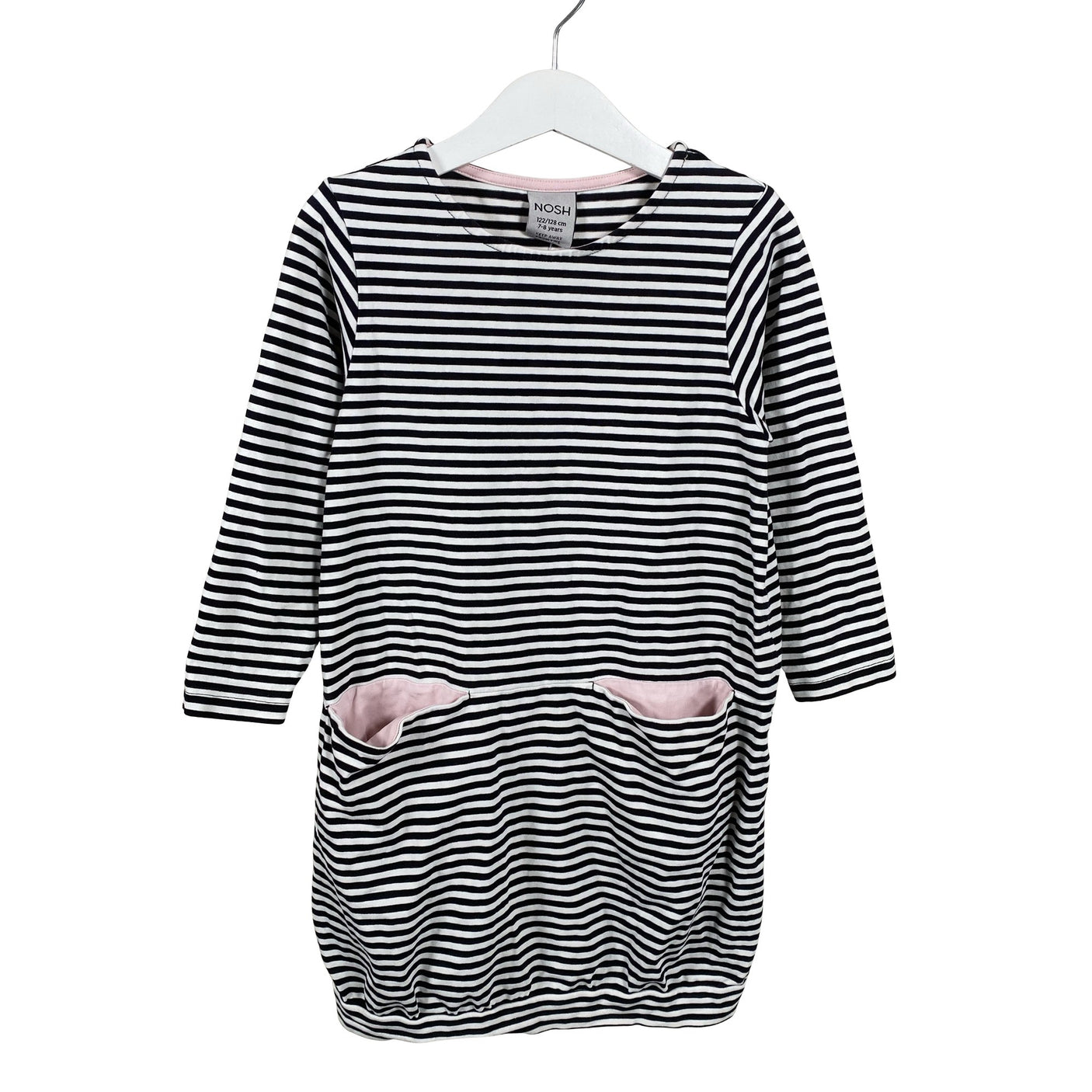 Unisex NOSH - Tricot dress, size 122 - 128 - Black (1)