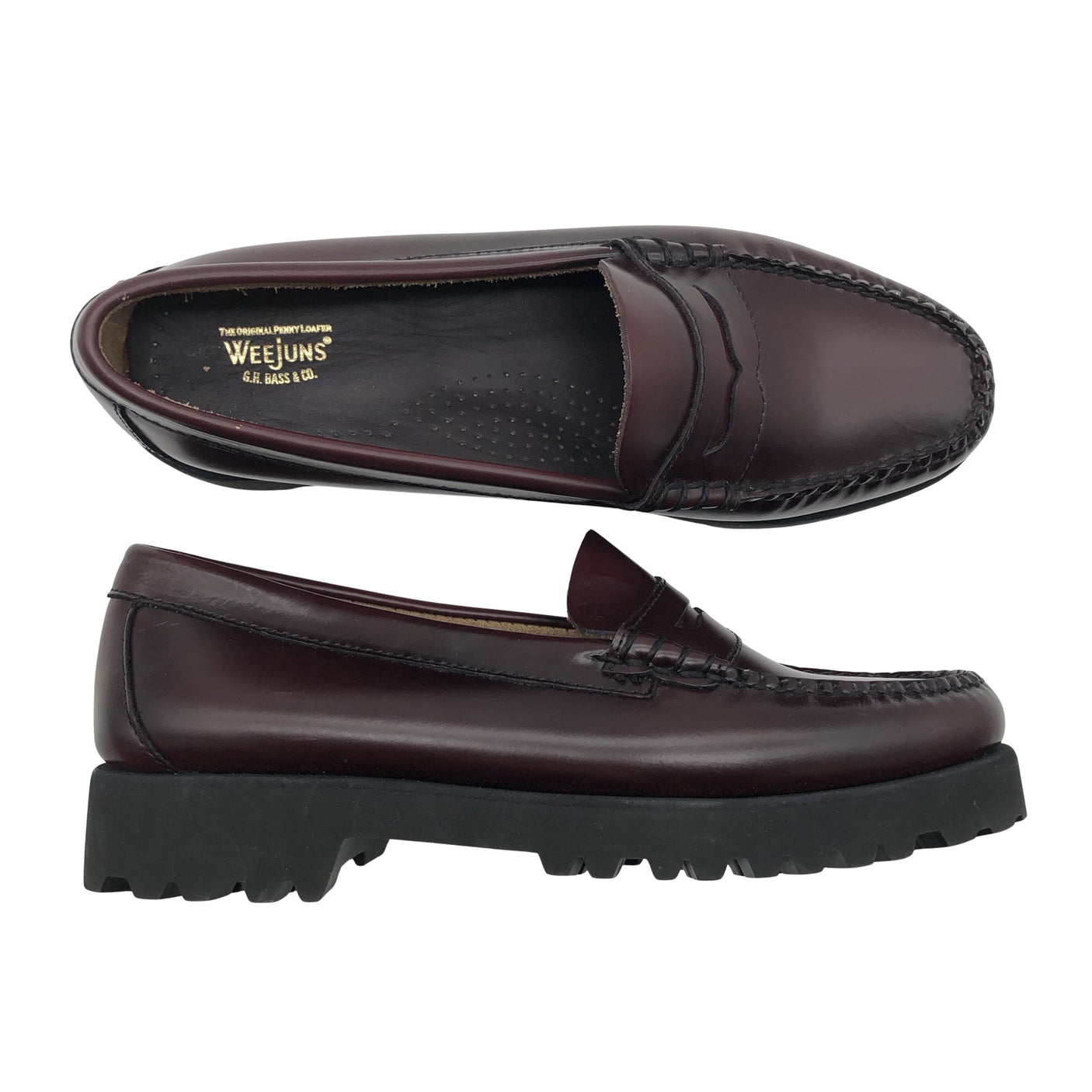 Unisex Bass Weejuns - Loafers, size 39 - Wine red (1)