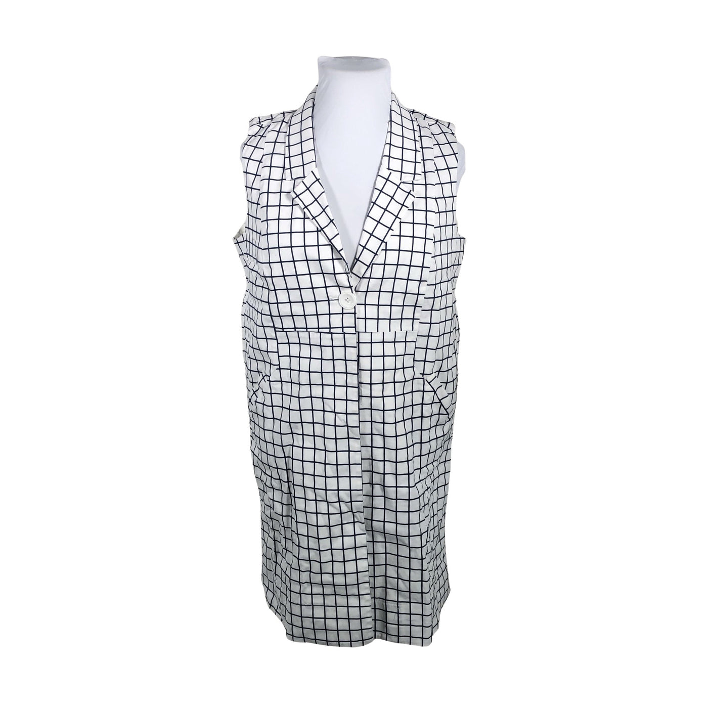 Unisex Zizzi - Dress, size 46 - White (1)