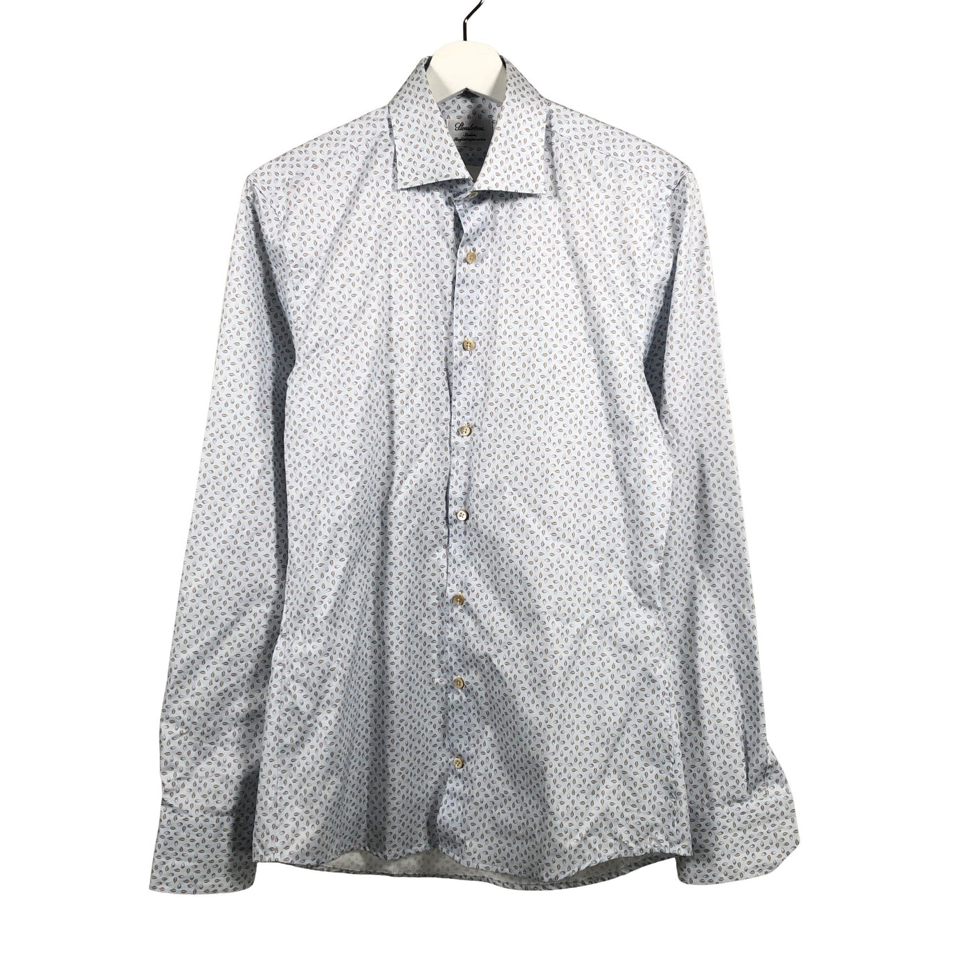 Unisex Stenströms - Collared shirt, size S - Light blue (1)