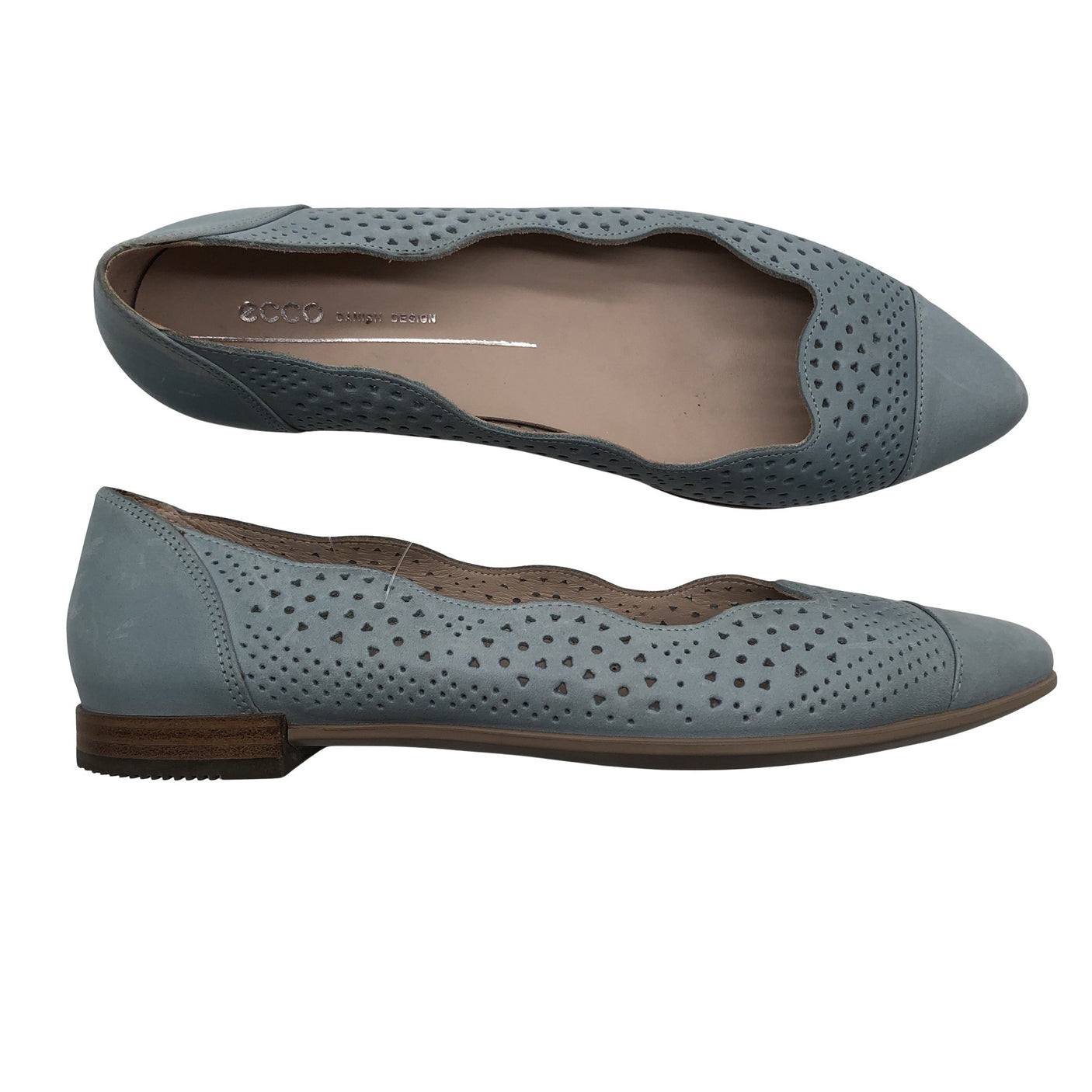 Unisex Ecco - Ballerinas, size 40 - Light blue (1)