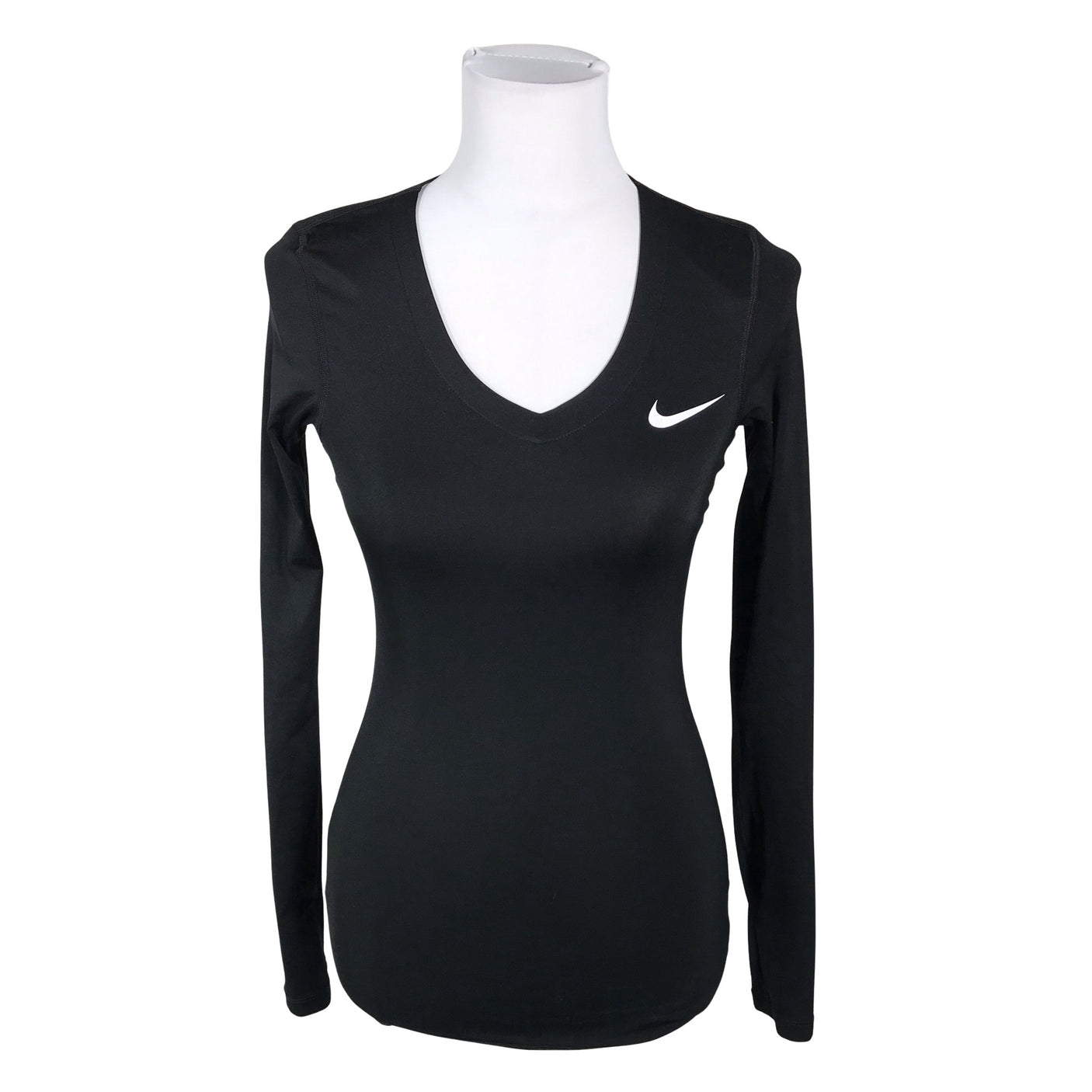 Unisex Nike - Sports shirt, long sleeve, size 34 - Black (1)