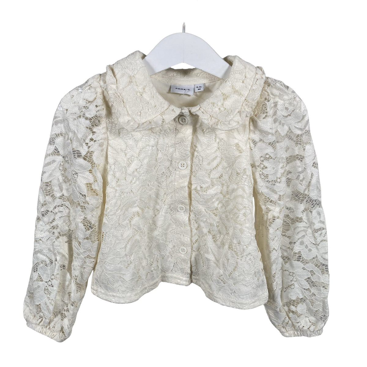 Unisex Name It - Blouse, size 92 - 98 - Natural white (1)