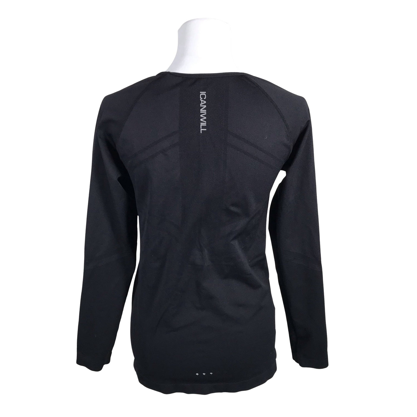 Unisex ICIW – Icaniwill - Sports shirt, long sleeve, size 40 - Black (2)