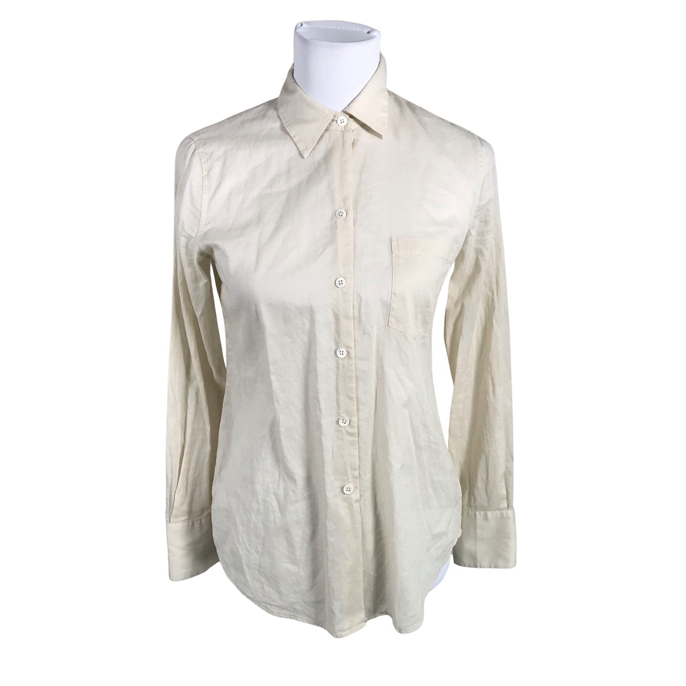 Unisex Theory - Collared shirt, size 36 - Beige (1)