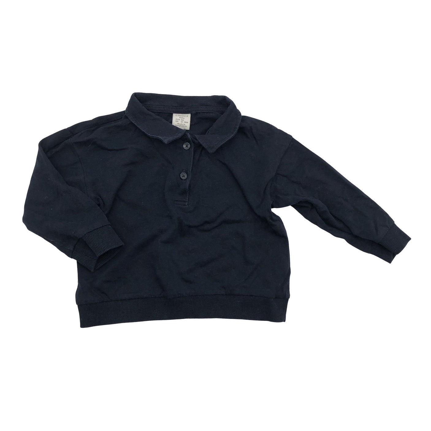 Unisex Lindex - Tricot shirt, size 80 - 86 - Blue (1)