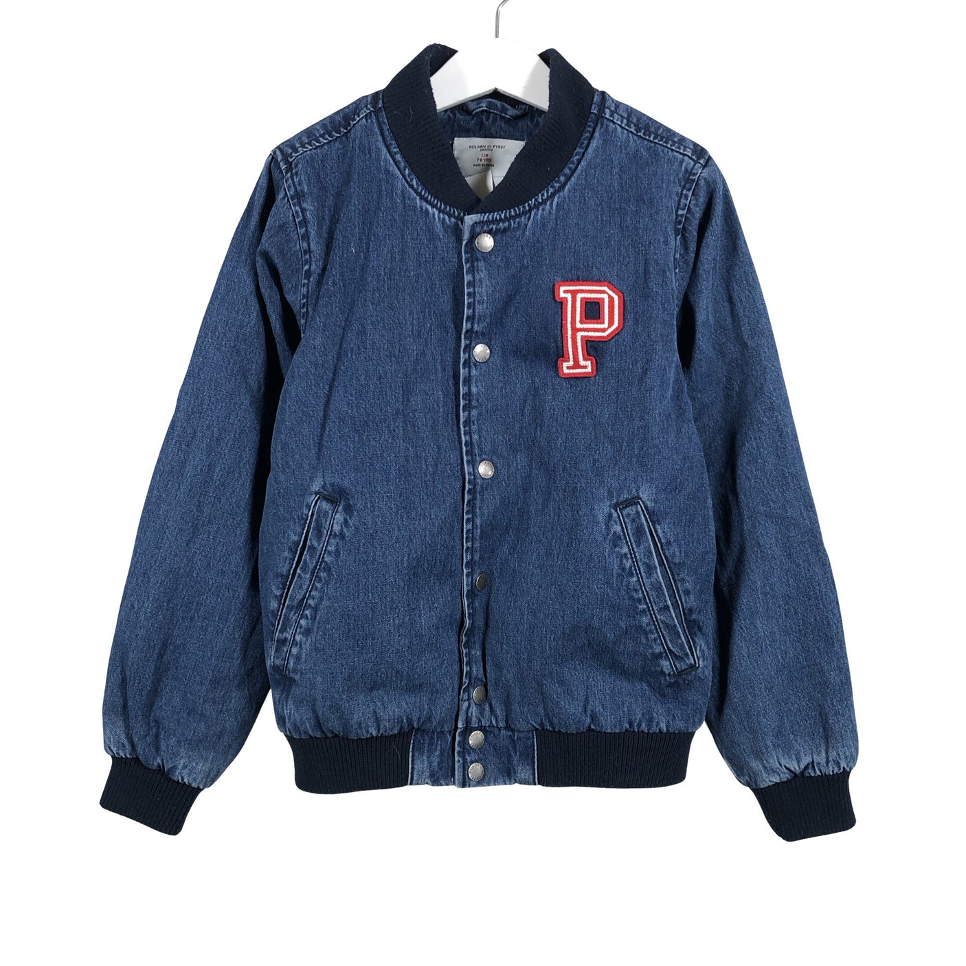 Unisex Polarn O. Pyret - Outdoor jacket, size 122 - 128 - Blue (1)