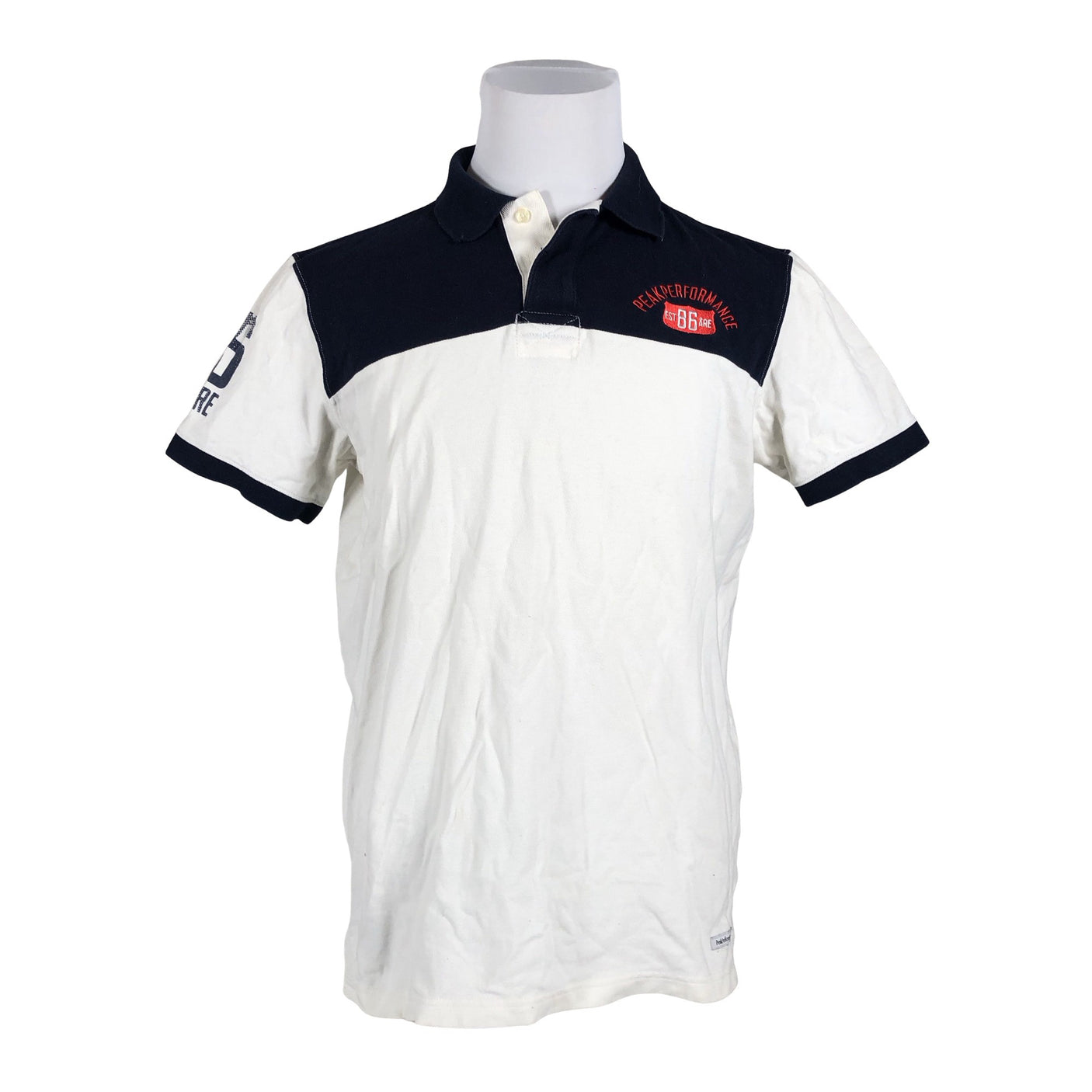 Unisex Peak Performance - Polo shirt, size XL - White (1)