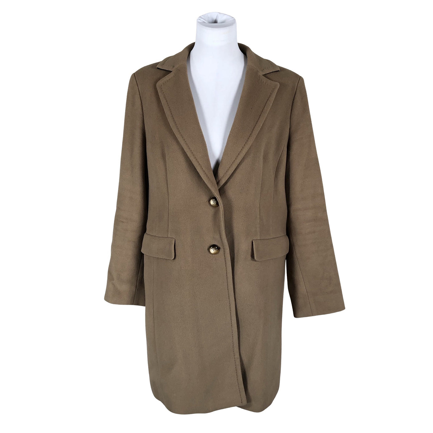 Unisex Ril's - Wool coat, size 40 - Brown (1)