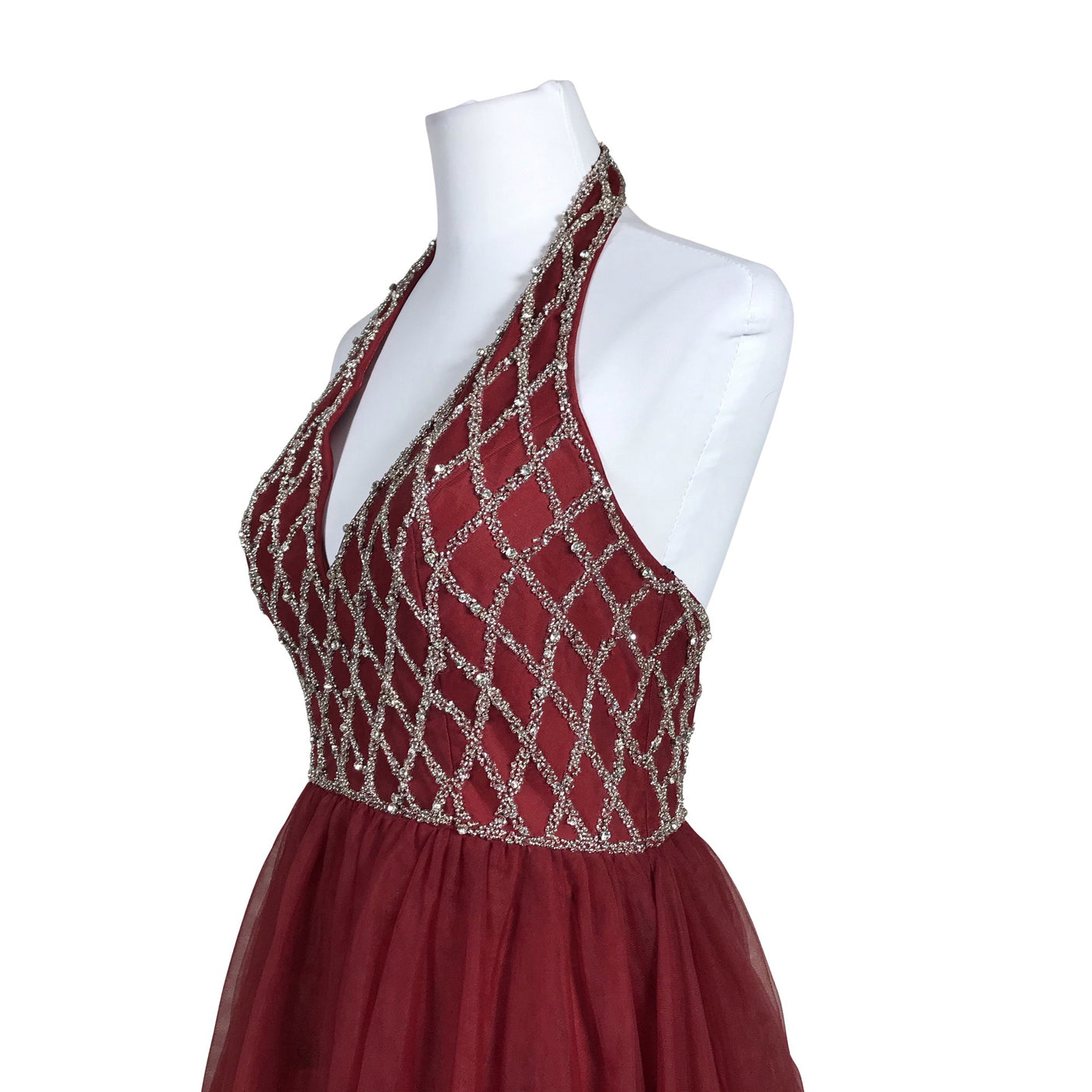 Unisex Christian Koehlert - Evening dress, size 36 - Red (2)