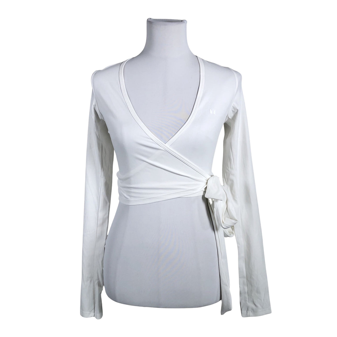 Unisex MP - Sports shirt, long sleeve, size 36 - White (1)